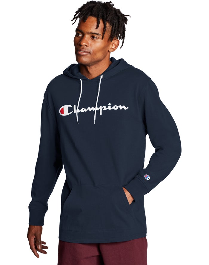 Champion Mens Hoodie NZ - Middleweight Navy ( 5409-VYPUJ )